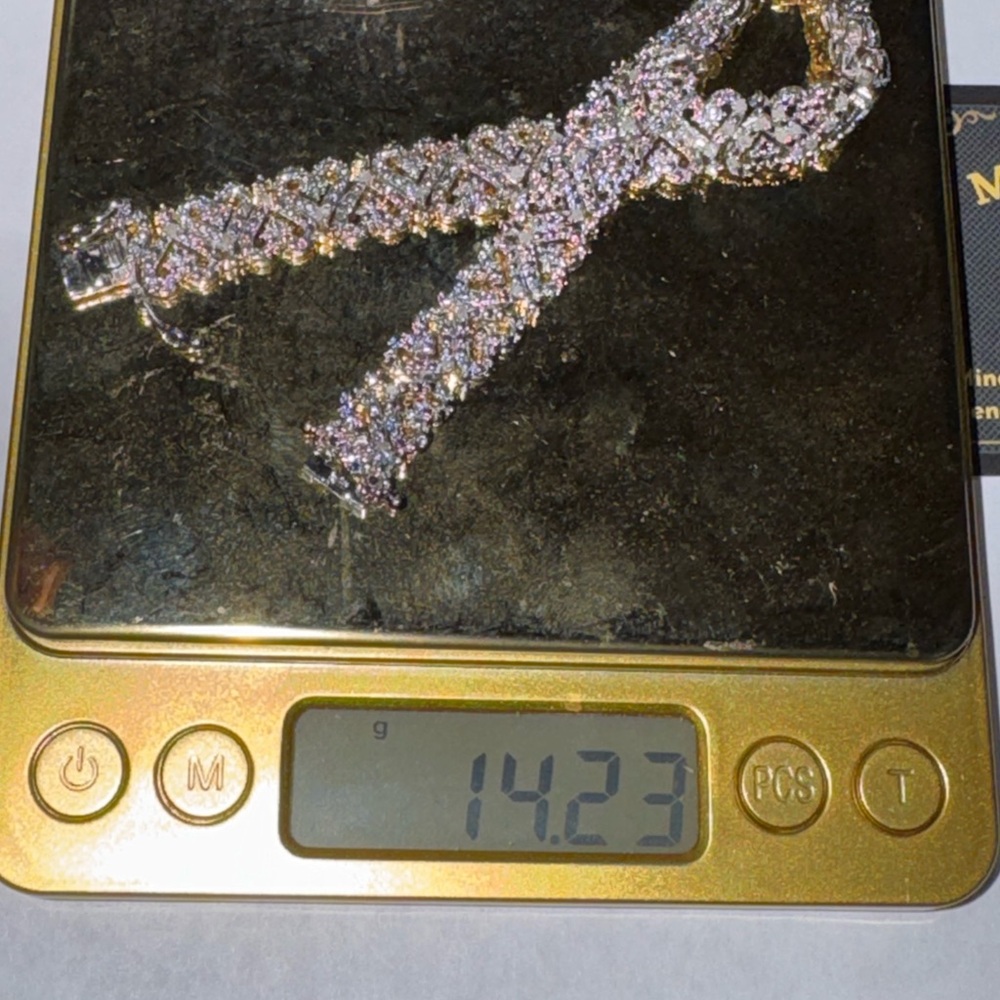Real Diamond Heart Bracelet, Gift for her, Certificate of authenticity included - Picture 9 of 9